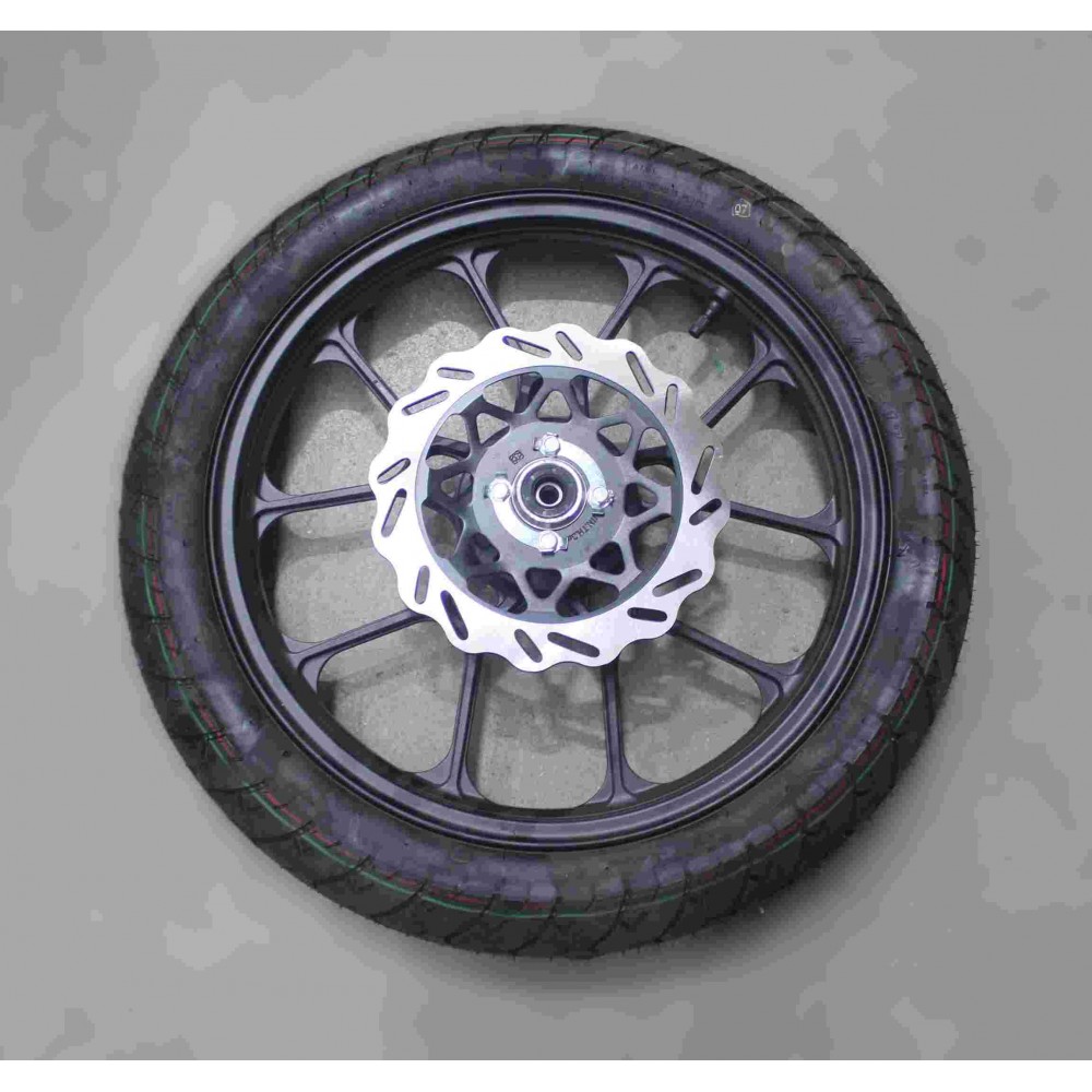 SHARK 125-107ÖN JANT SİYAH